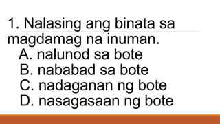 nalasing iniyot
